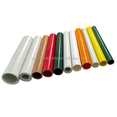 Pultruded Fiberglass Tube Customized Fiberglass Tubes Fiber Pole Frp Tube Poles